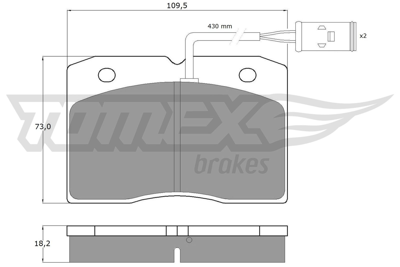 TOMEX Brakes TX 11-40 Sada...